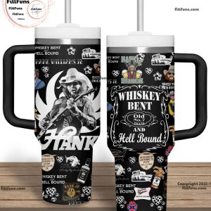 Hank Williams Whiskey Bent Olf No.7 Brand And Hell Bound Stanley Tumbler 40oz