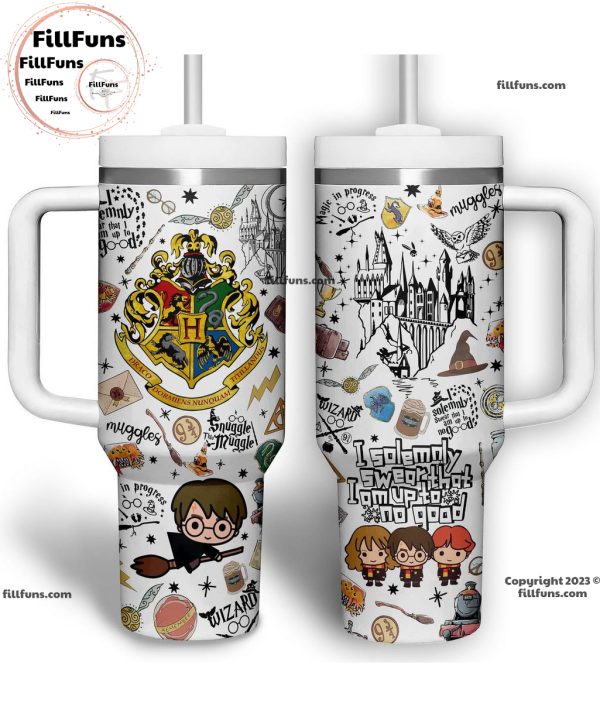 Harry Potter Snuggle This Muggle I Solemnly Sweae That I Am Up To No Good Stanley Tumbler 40oz