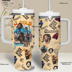 J.Cole Crooked Smile Don’t Sleep On Your Dreams Stanley Tumbler 40oz