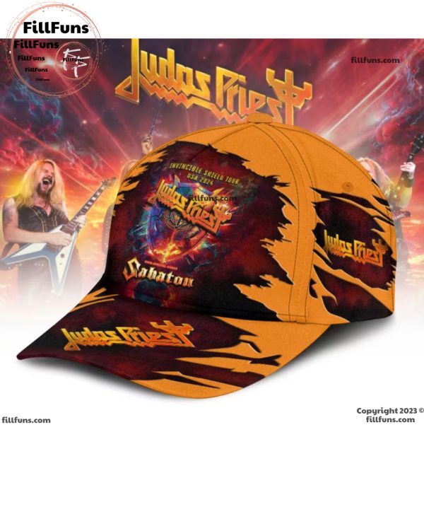 Judas Priest Announces The Invincible Shield Tour 2024 Sabaton Classic Cap