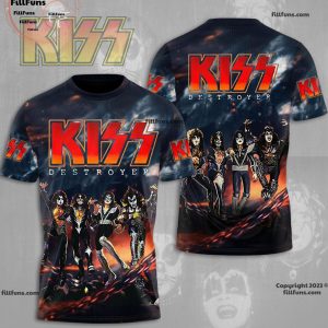 Kiss Band Destroyer 3D T-Shirt