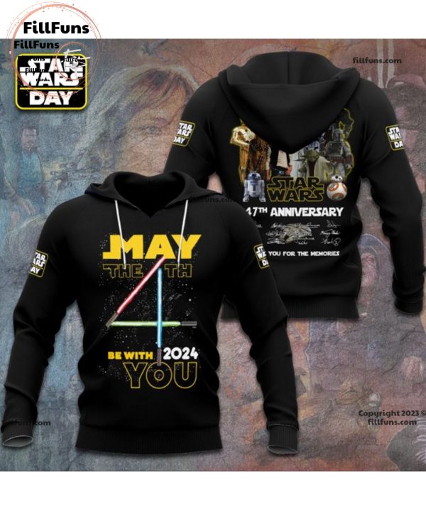 May The 4th Be Wuth You 2024 Star Wars 4th Anniversary Thank You For The Memories 3D T-Shirt