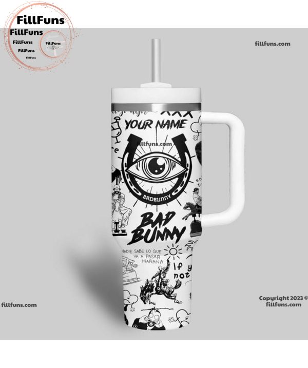Most Wanted Tour Bad Bunny 2024 Stanley Tumbler 40oz