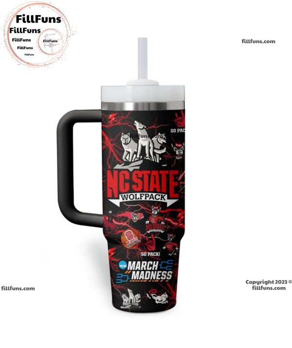 NC State Wolfpack March Madness Final Four 2024 Just A Cup Of The Pack Stanley Tumbler 40oz