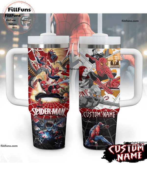 Spider-Man Marvel Custom Stanley Tumbler 40oz