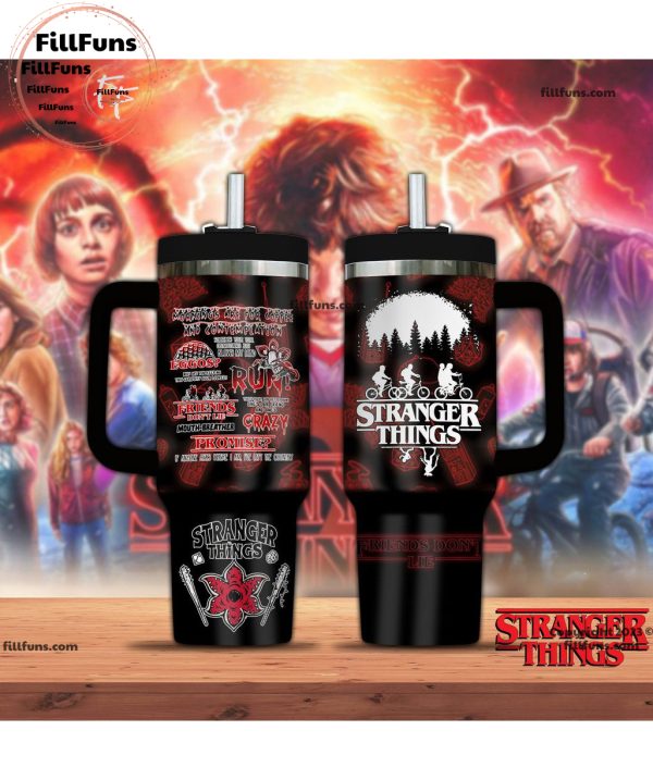 Stranger Things Mornings Are For Coffee And Contemplation Stanley Tumbler 40oz