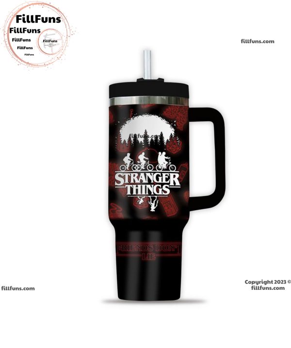 Stranger Things Mornings Are For Coffee And Contemplation Stanley Tumbler 40oz