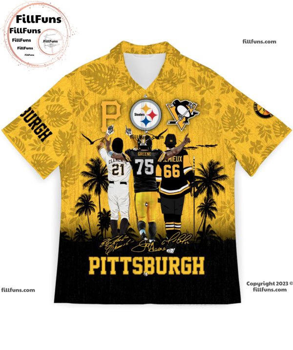 The Legends Pittsburgh City Hawaiian Shirt