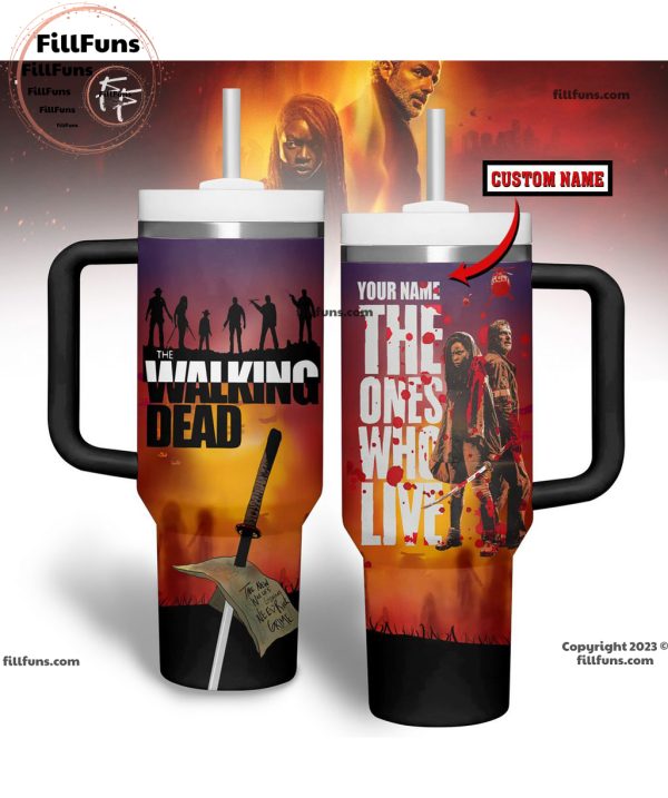 The Walking Dead The Ones Who Live Custom Stanley Tumbler 40oz