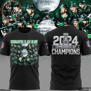 Binghamton Black Bears Commissioners Cup Champions 2024 3D T-Shirt