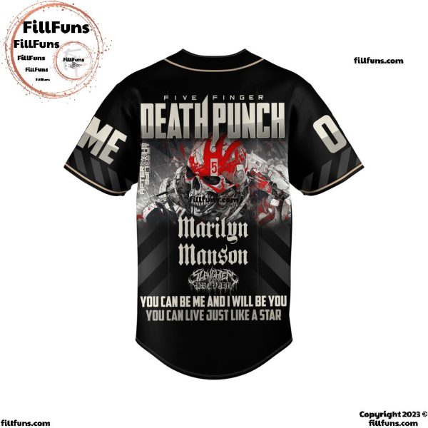 Five Finger Death Punch Marilyn Manson Baseball Jersey