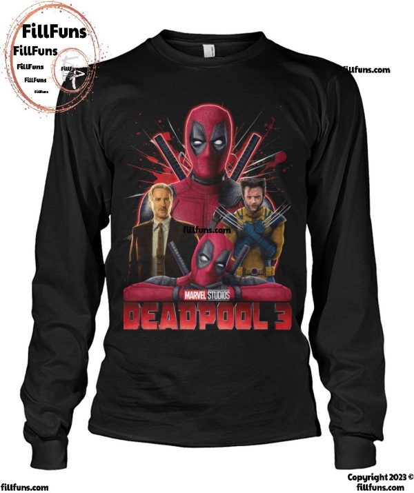 Marvel Studios Deadpool 3 Poster Movie T-Shirt