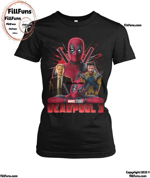 Marvel Studios Deadpool 3 Poster Movie T-Shirt
