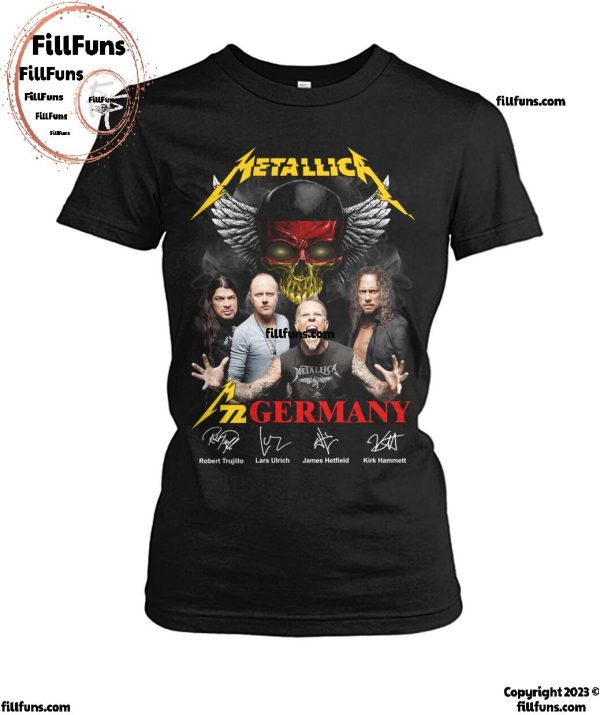 Metallica 72 Germany Signatures T-Shirt
