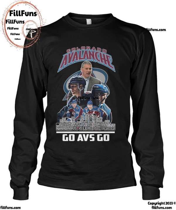 NHL Colorado Avalanche Ice Hockey Team Go Avs Go T-Shirt