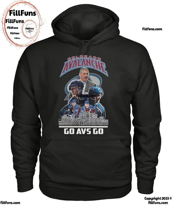 NHL Colorado Avalanche Ice Hockey Team Go Avs Go T-Shirt