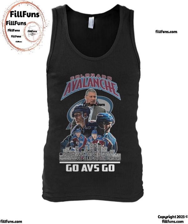 NHL Colorado Avalanche Ice Hockey Team Go Avs Go T-Shirt