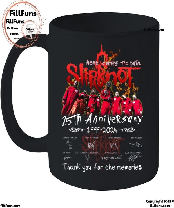 Slipknot 25th Anniversary 1999-2024 Thank You For The Memories T-Shirt