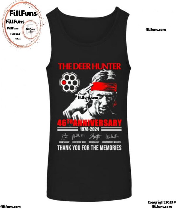 The Deer Hunter 46th Anniversary 1978-2024 Thank You For The Memories T-Shirt