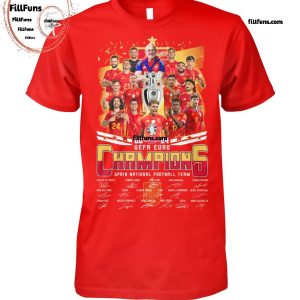 2024 UEFA Euro Champions Spain National Football Team T-Shirt