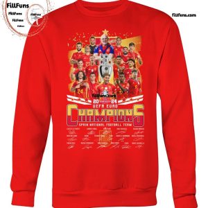 2024 UEFA Euro Champions Spain National Football Team T-Shirt