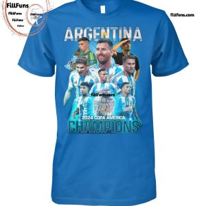 Argentina 2024 Copa America Champions T-Shirt