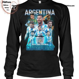 Argentina 2024 Copa America Champions T-Shirt