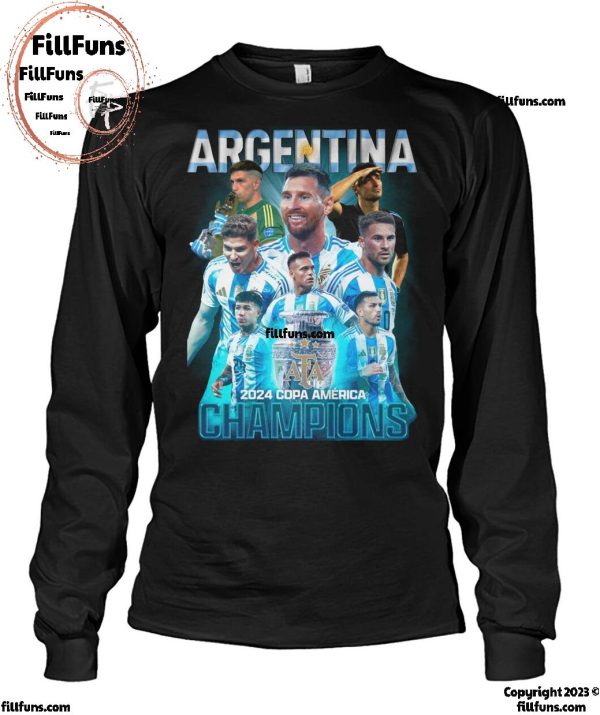 Argentina 2024 Copa America Champions T-Shirt