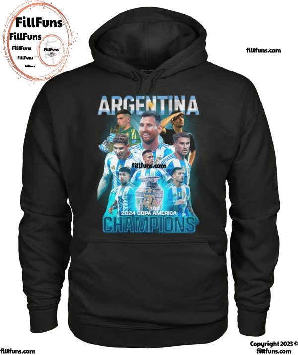 Argentina 2024 Copa America Champions T-Shirt