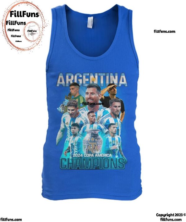 Argentina 2024 Copa America Champions T-Shirt