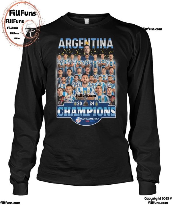 Argentina Champions Copa America USA 2024 T-Shirt