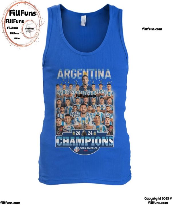 Argentina Champions Copa America USA 2024 T-Shirt