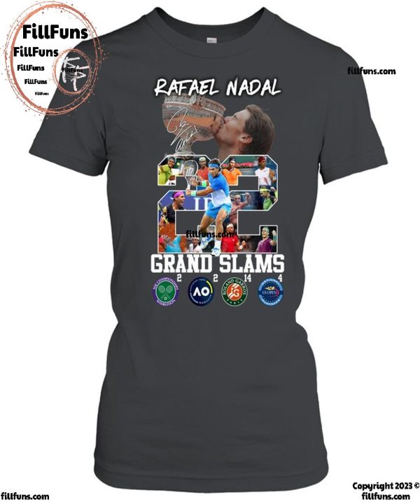 Rafael Nadal 22 Grand Slams 2024 T-Shirt