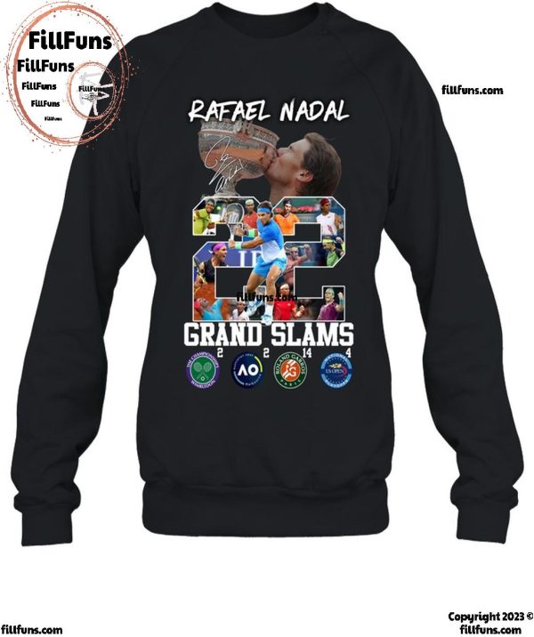 Rafael Nadal 22 Grand Slams 2024 T-Shirt