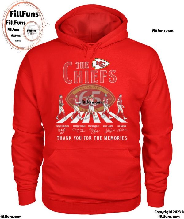 The Kansas City Chiefs 65 Years 1959-2024 Thank You For The Memories T-Shirt