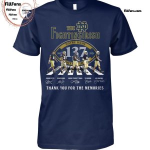 The Notre Dame Fighting Irish Thank You For The Memories T-Shirt